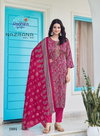 Nazrana Vol 2 By Radhika Jam Satin Kurti With Bottom Dupatta Wholesalers In Surat